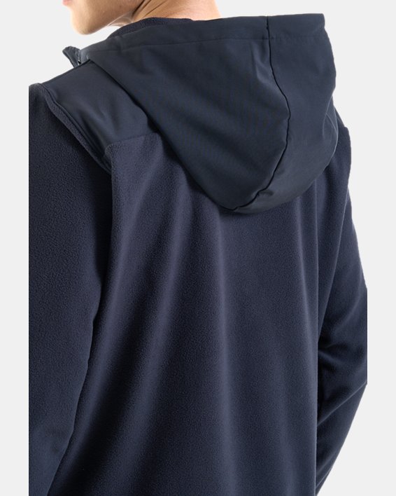 เสื้อฮู้ด UA RUSH™ Fleece สำหรับผู้ชาย in Black image number 6